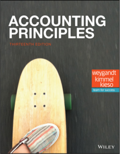 Accounting Principles 13th Edition by Jerry Weygandt & Paul Kimmel eBook cover