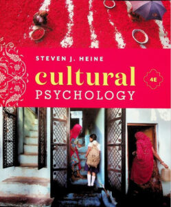 Cultural Psychology 4th By Steven Heine eBook cover