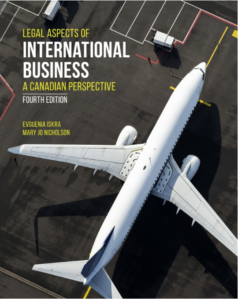 Legal Aspects of International Business: A Canadian Perspective, 4th Edition eBook cover