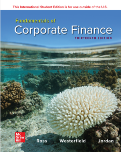 Fundamentals of Corporate Finance ISE 13th Edition eBook cover