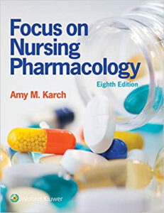 Focus on Nursing Pharmacology 8th Edition by Amy M. Karch eBook cover