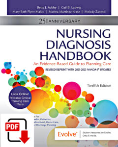 Nursing Diagnosis Handbook An Evidence-Based Guide to Planning Care 12th Edition eBook cover