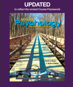 Updated Myers' Psychology for the AP® Course 3rd Edition eBook cover