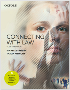 Connecting with Law 4th Edition by Michelle Sanson eBook cover