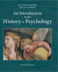 An Introduction to the History of Psychology 7th Edition by Hergenhahn & Tracy eBook cover