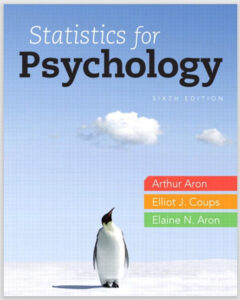 Statistics for Psychology 6th Edition by Arthur Aron - eBook cover