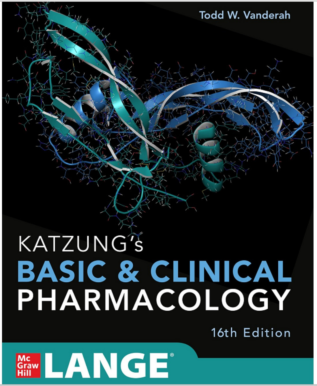 Katzung's Basic and Clinical Pharmacology, 16th Edition - eBook cover