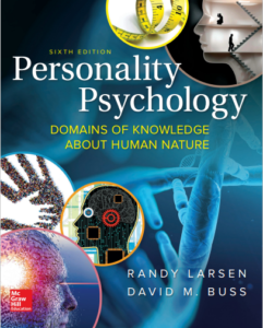 Personality Psychology Domains of Knowledge about Human nature 6th Edition eBook cover